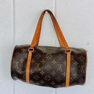 Louis Vuitton Papillon Handbag Monogram Canvas